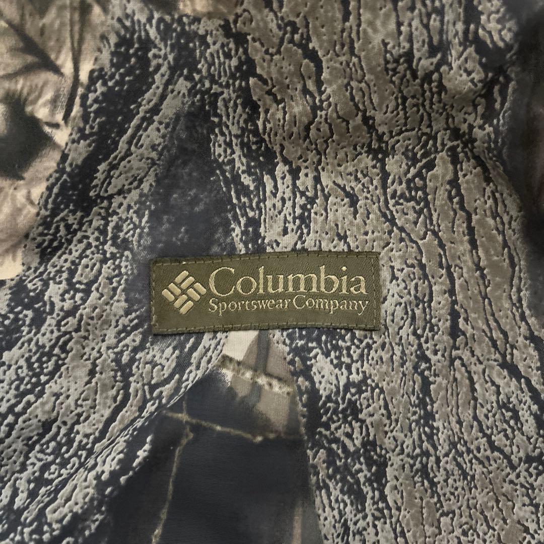 リアルツリー 迷彩 フード付きジャケット Columbia 短丈