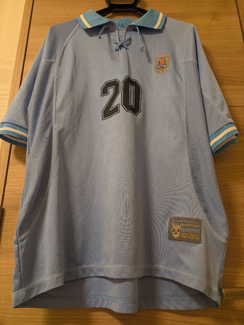 02年日韓WP ウルグアイ代表 20 レコバ　インテル　正規オーセンティック