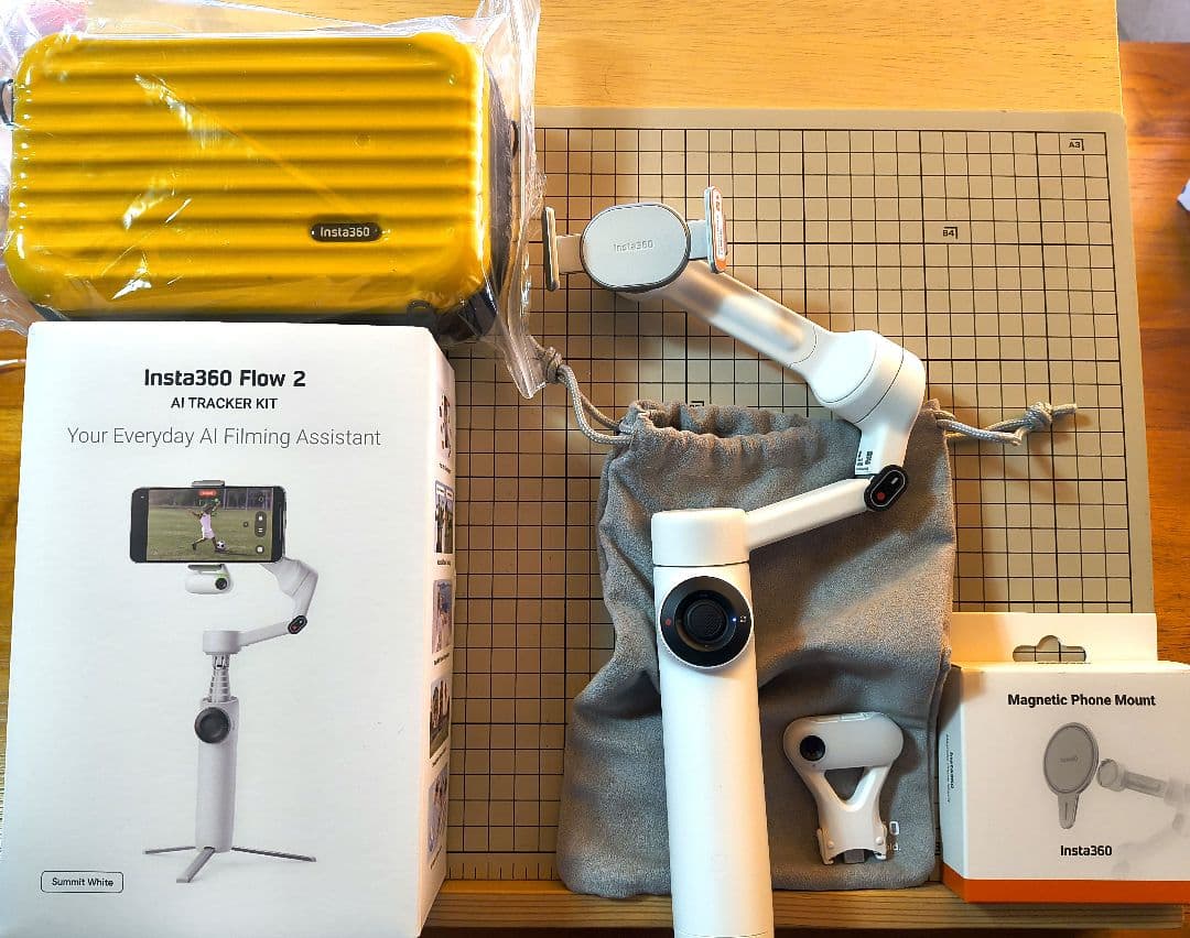 Insta360 Flow 2 Plus AIトラッカー　磁気マウントおまけ色々