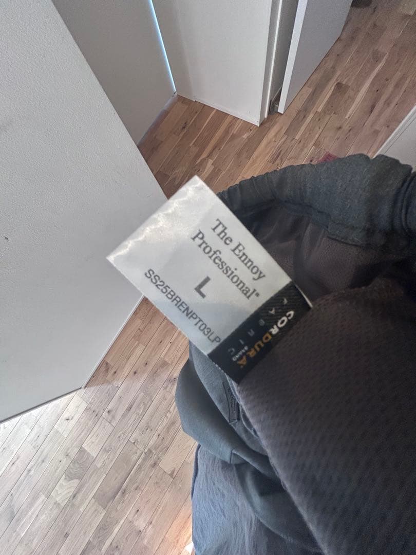 エンノイ　ennoy スラックス　グレー