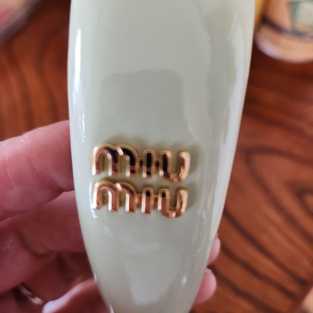 NIU NIU ミントグリーン ヘアバンド