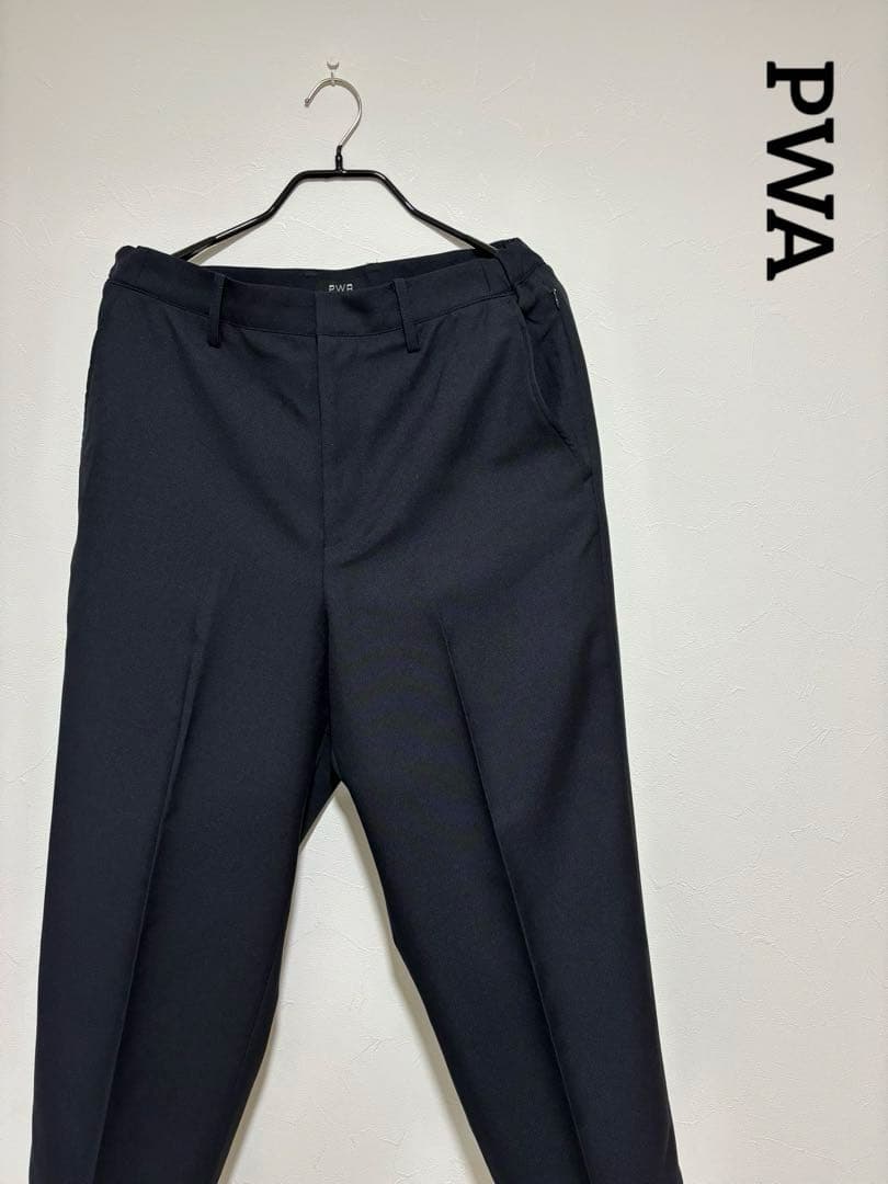 PWA スラックス メンズ L ネイビー