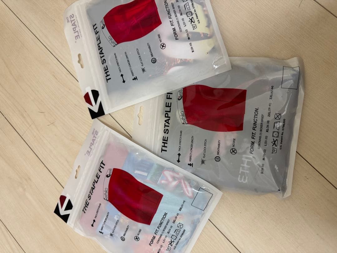ethika PSD ボクサーパンツ 3枚セット