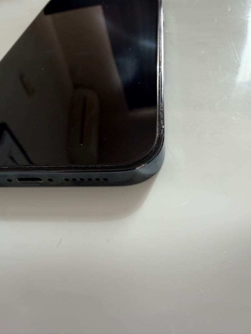 iPhone12promaxパシフィックブルー256GB 交換用ガラスフィルム付