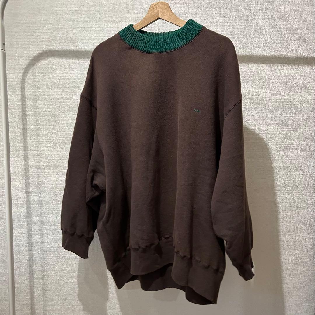 kolor 21AW/オーバーサイズリブスウェット size2