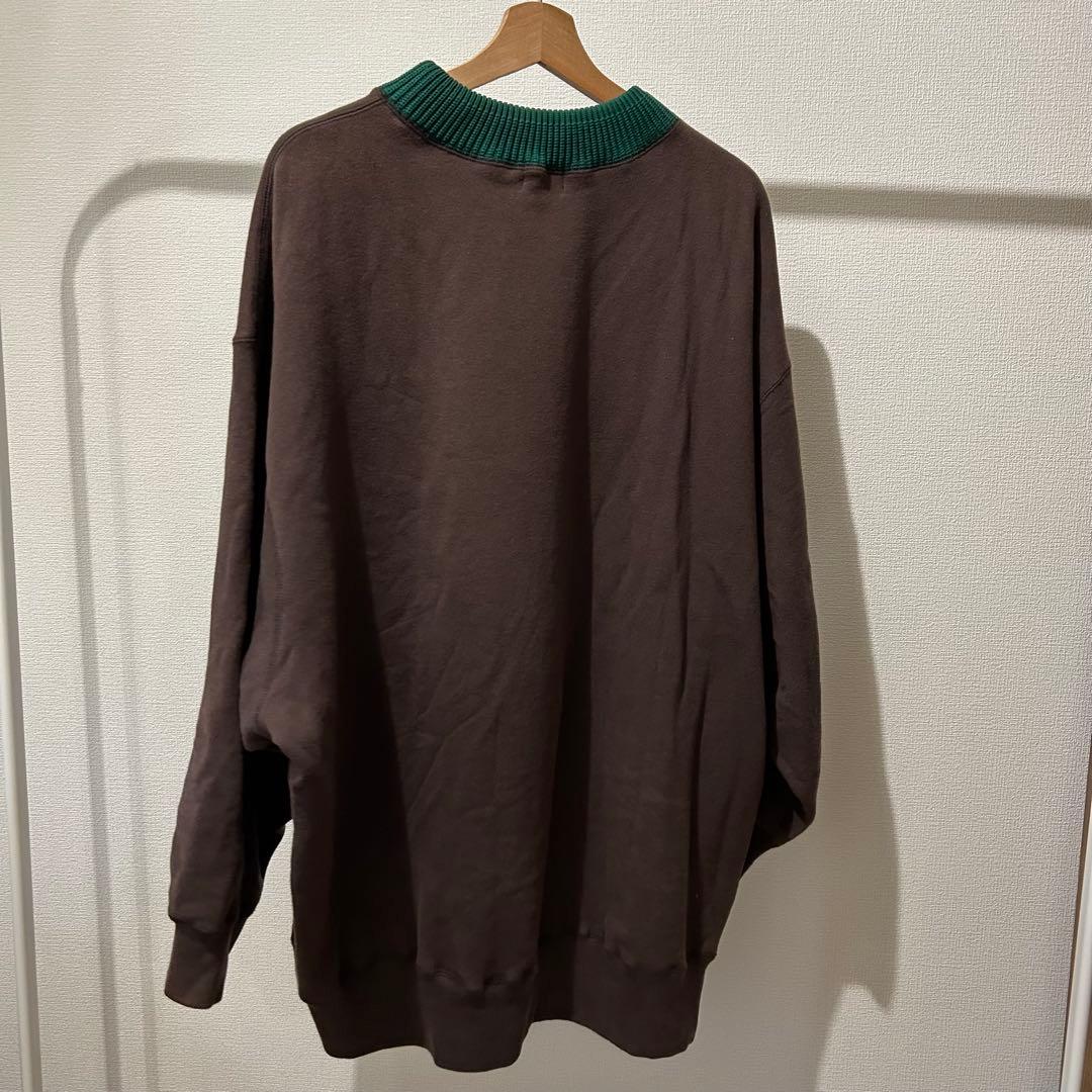 kolor 21AW/オーバーサイズリブスウェット size2