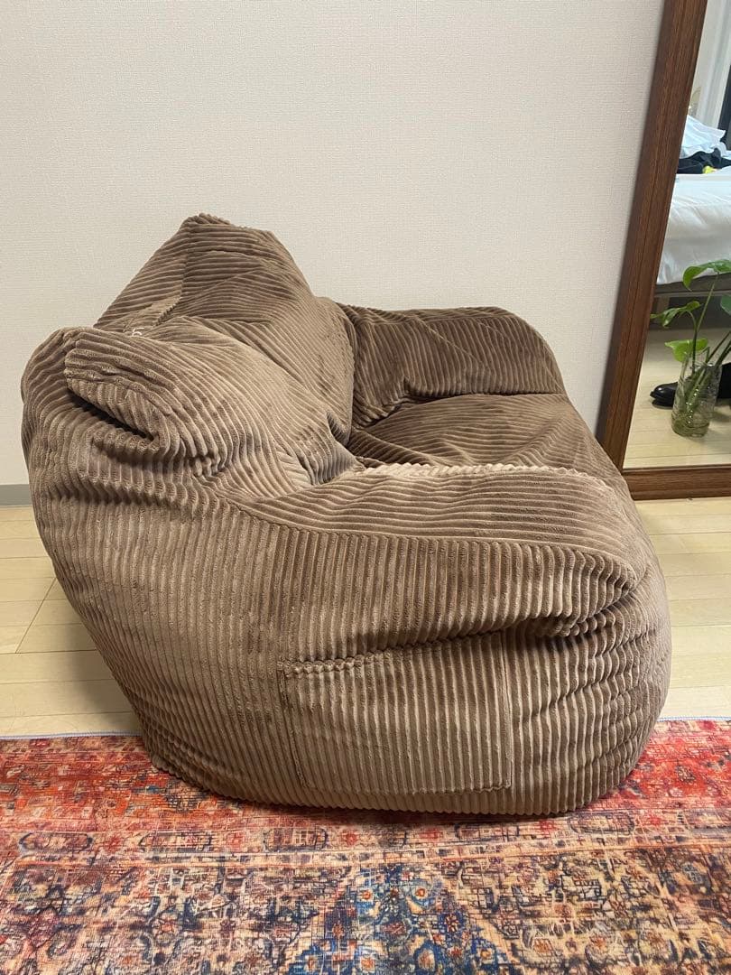 【新品】LOOSY 1人掛けビーズソファ