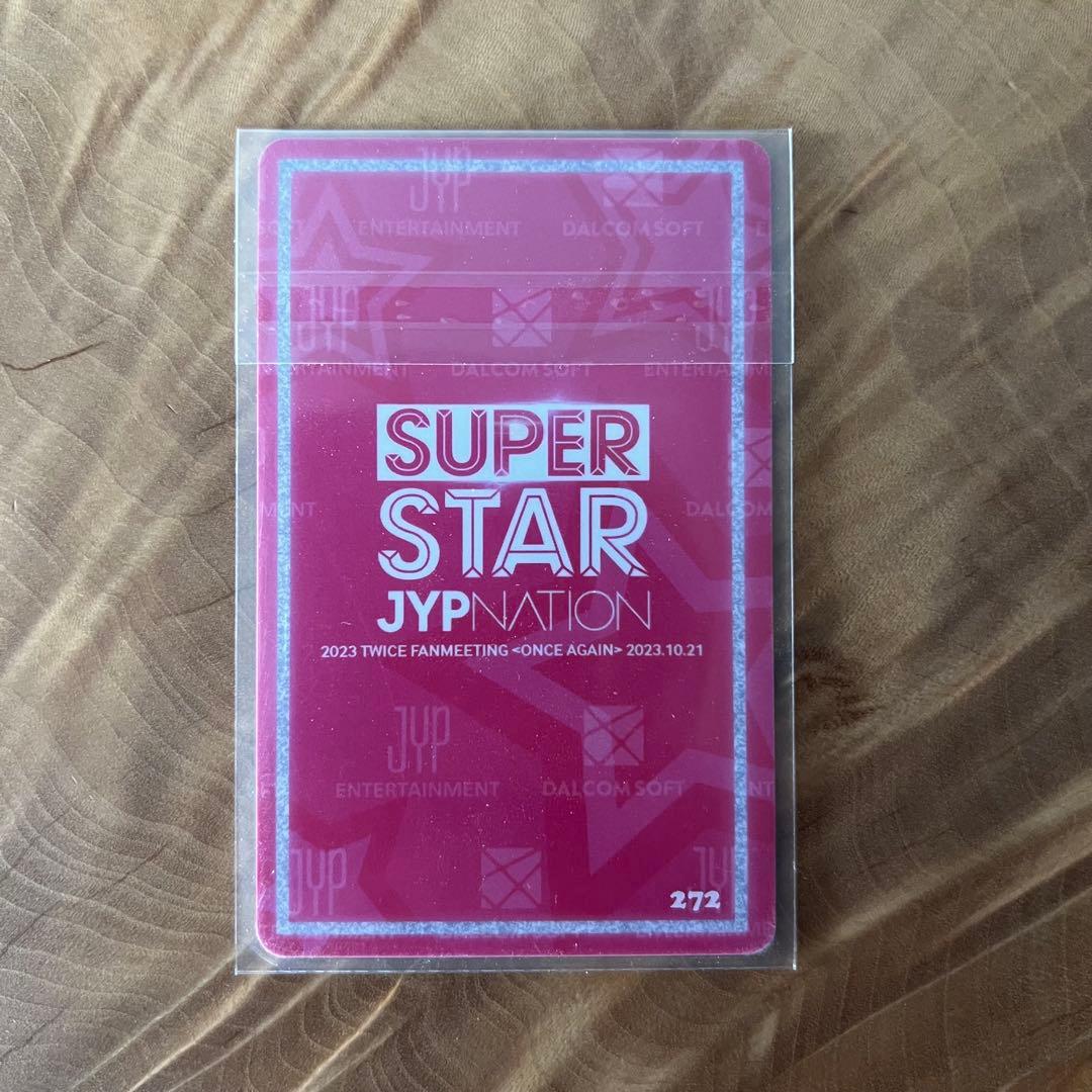 極希少 TWICE サナ Once Again SSJYP トレカ 8周年 限定