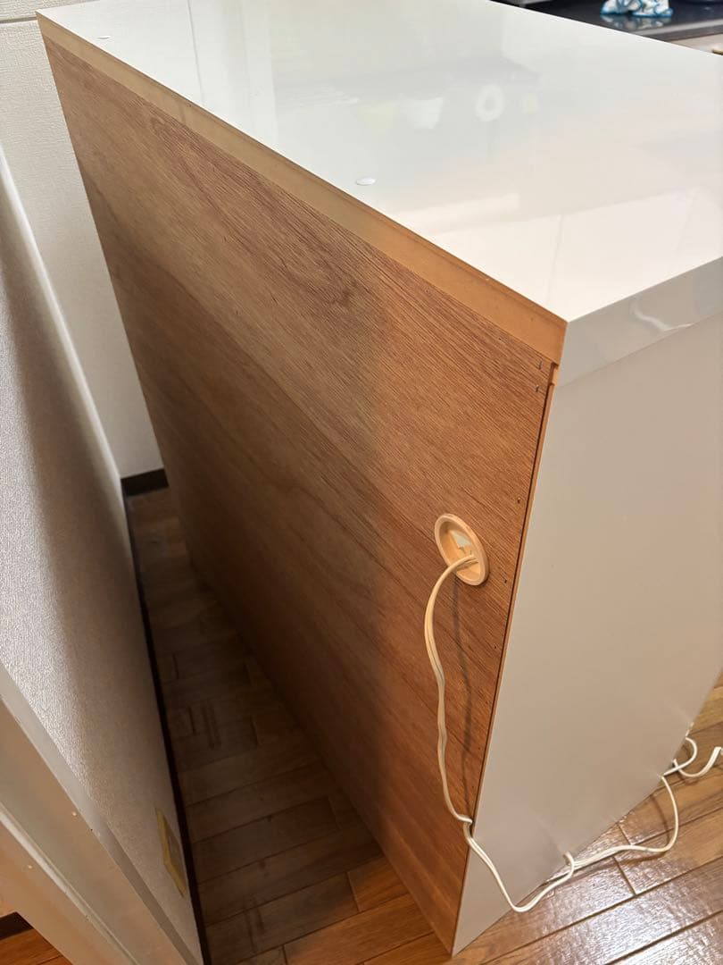 【美品】パモウナ　キッチンカウンター　レンジ台　幅90cm