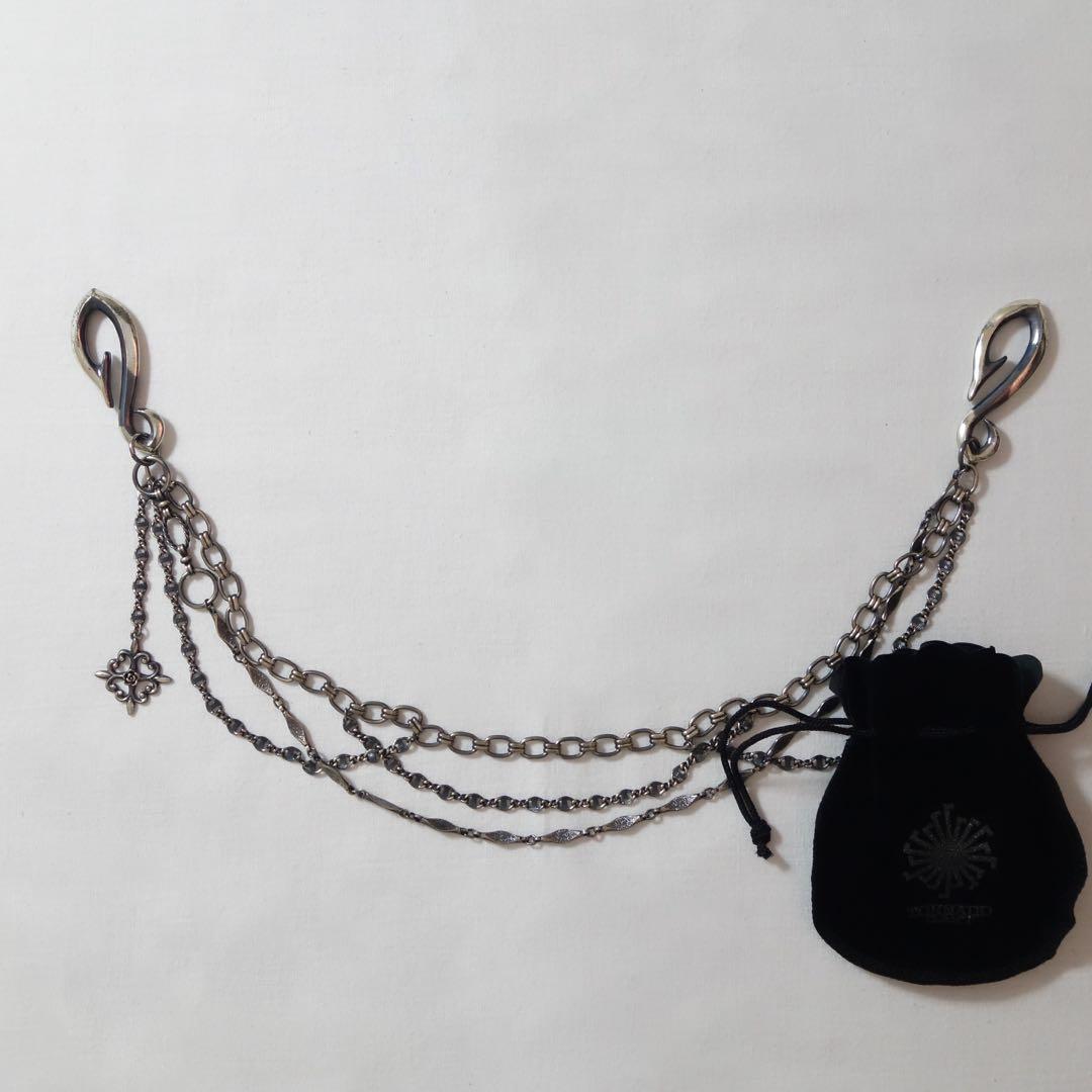 Tornado Mart Silver Wallet Chain 三連