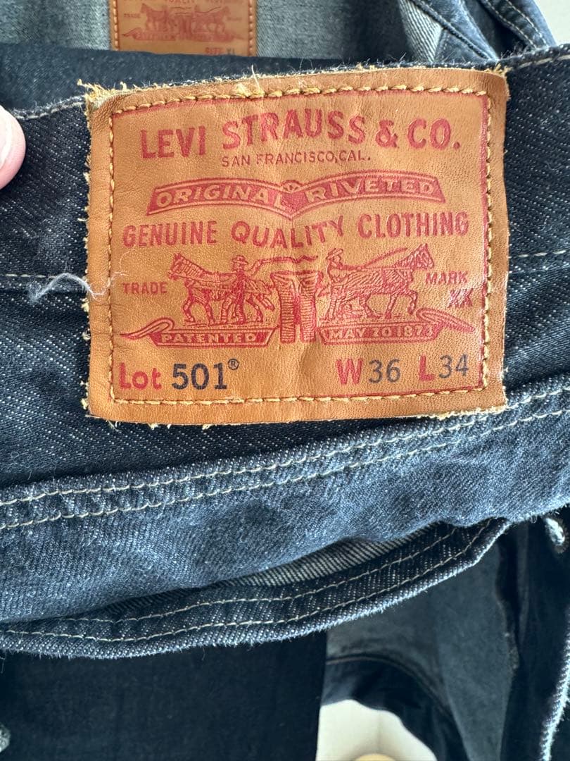 リーバイス　プレミアムブラック　セットアップ　大戦モデル