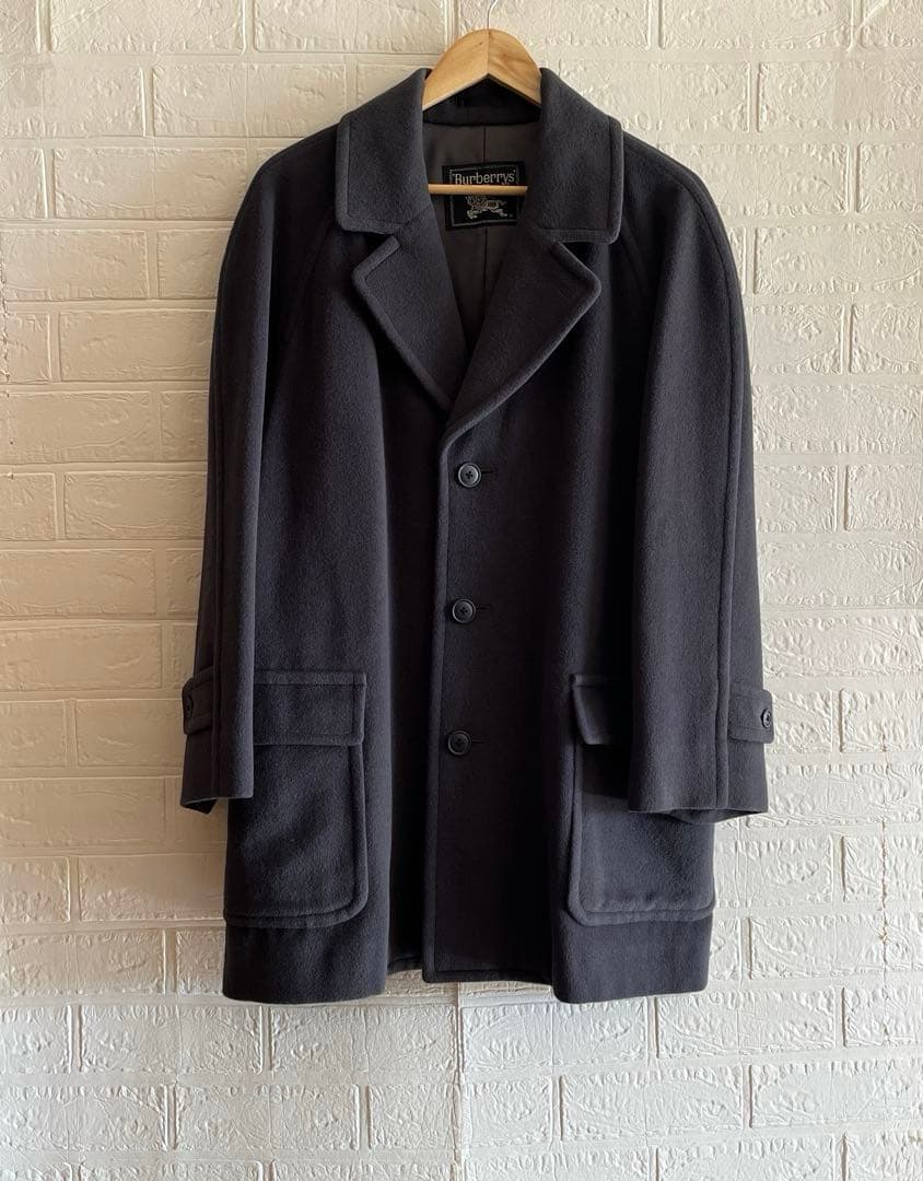 【極美品・希少】《BURBERRYS》ヴィンテージ アンゴラ ウール コート