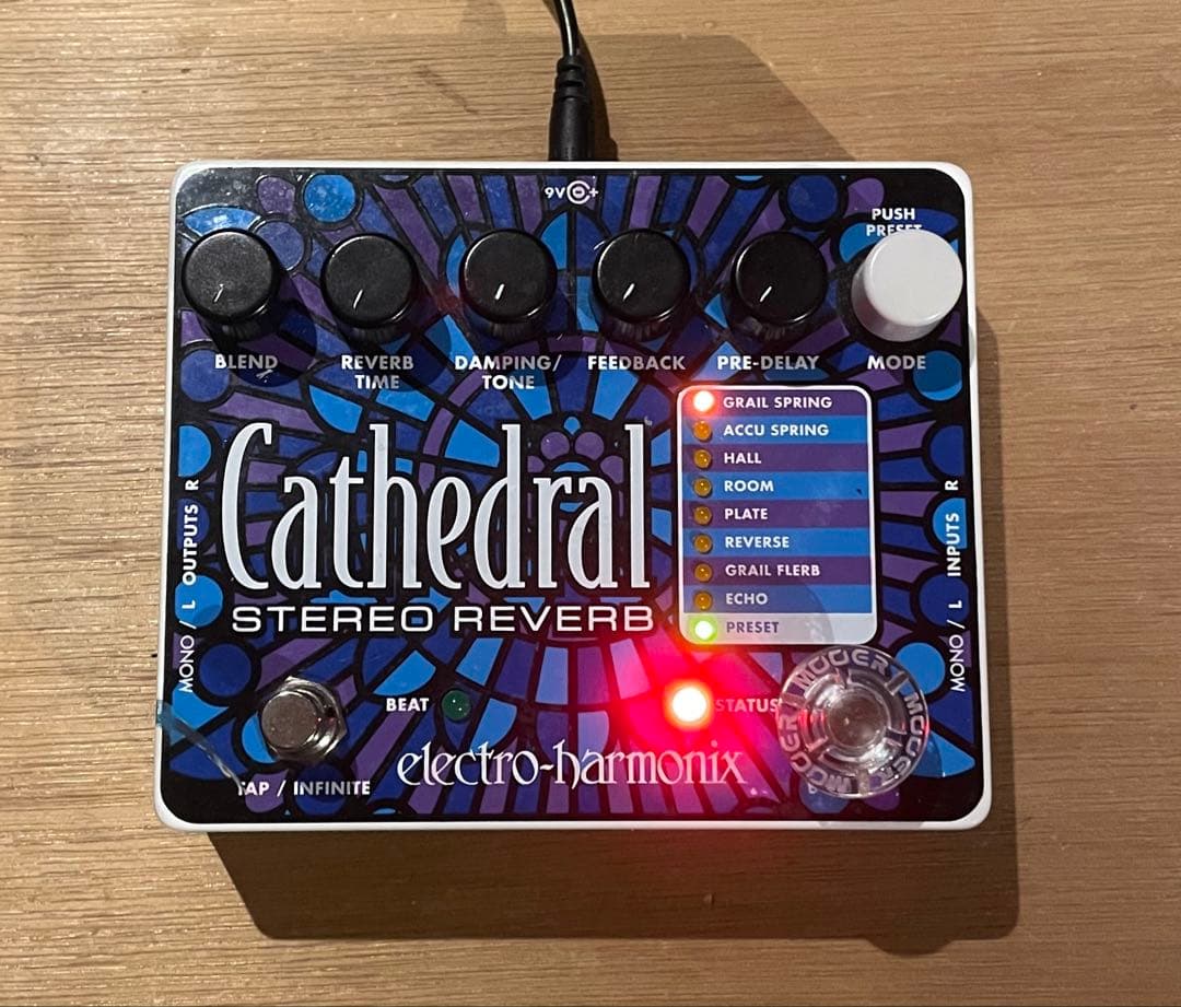 【Electro-Harmonix】 Cathedral リバーブ エフェクター