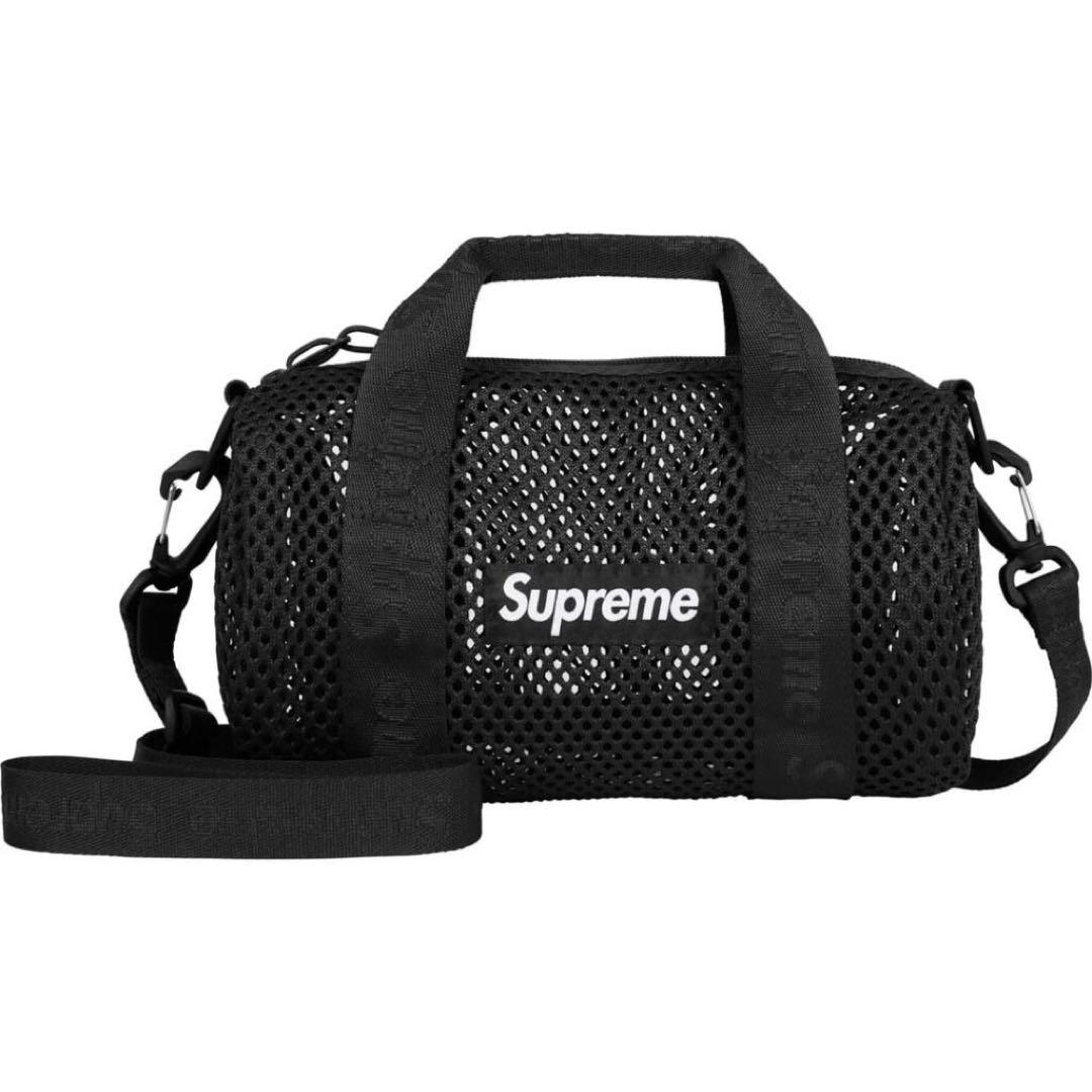 シュプリーム Supreme Mesh Mini Duffle Bag 黒新品