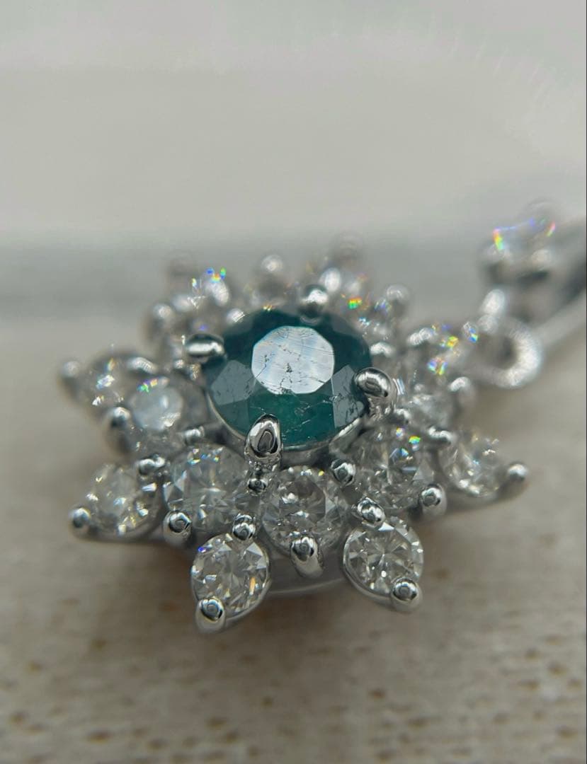 JJ1★高級 アレキサンドライト0.25ct D pt ヘッド ソ付