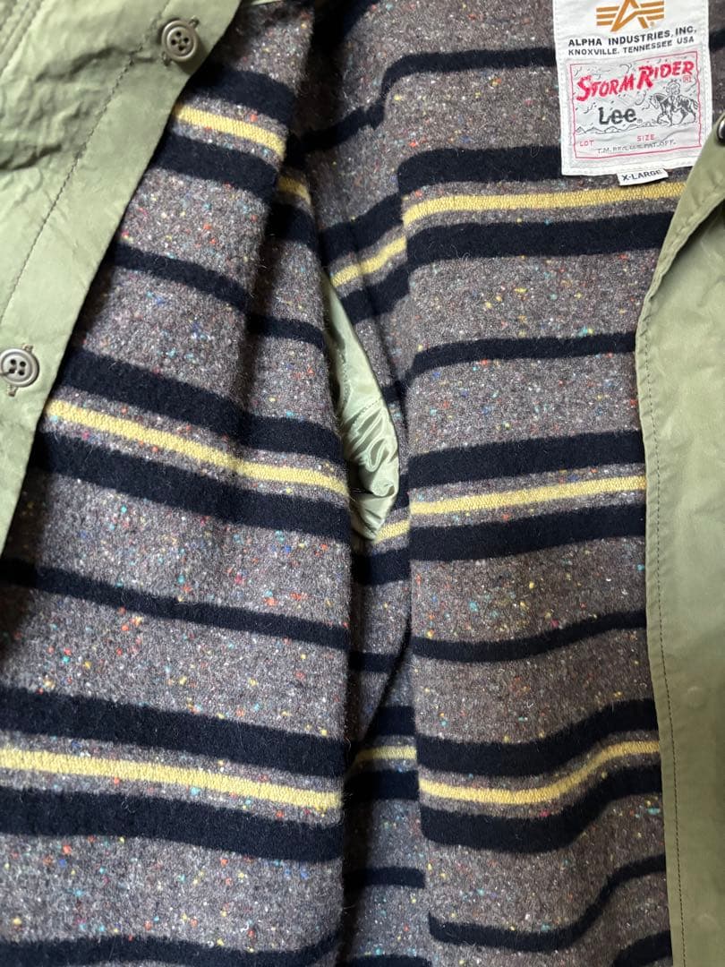Alpha Industries×Lee STORM RIDER モッズコート
