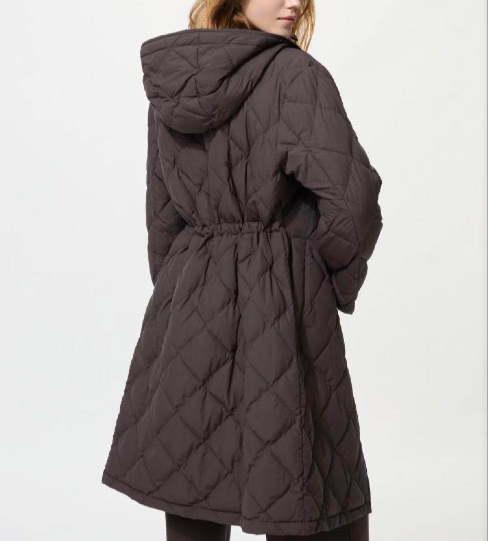 【未使用】ユニクロ　パフテックロングコートリラックスフィット　レディース　XL