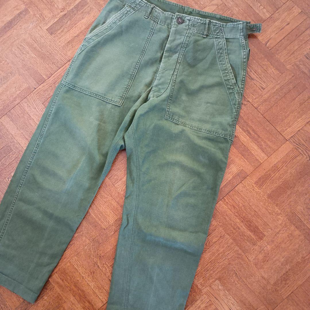 ベイカーパンツ 50s カーゴパンツ ミリタリー ボタンフライ US ARMY
