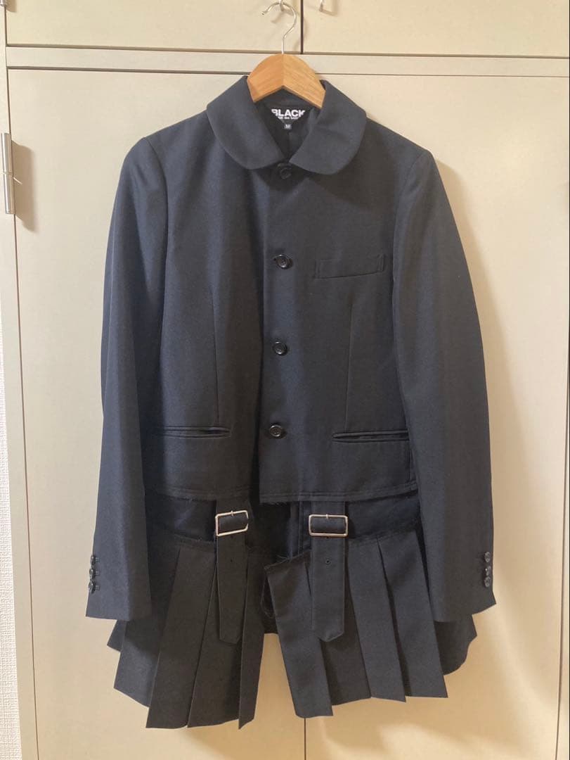 BLACK COMME des GARÇONS 21SS プリーツドッキングJK
