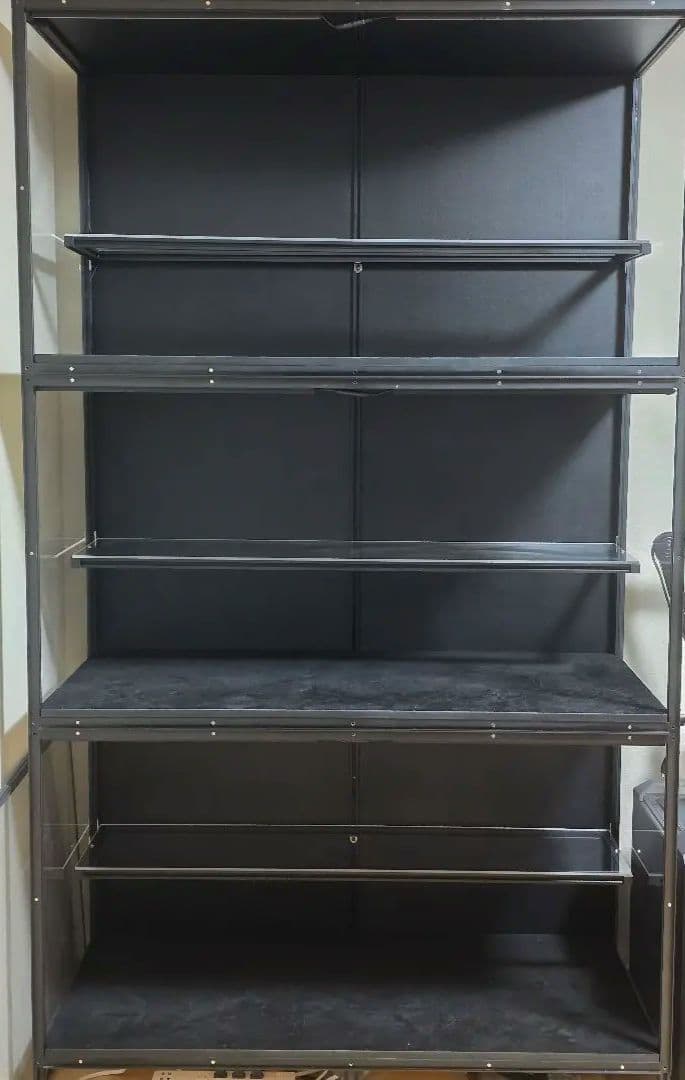 moducase DF120 3台 棚板・脚付き フィギュアケース【引取りのみ】