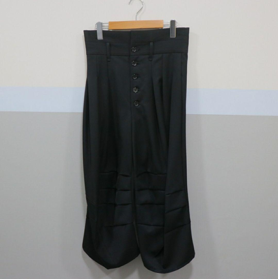 NEMETH 変形ウールスラックス No.20 XSサイズ ブラック