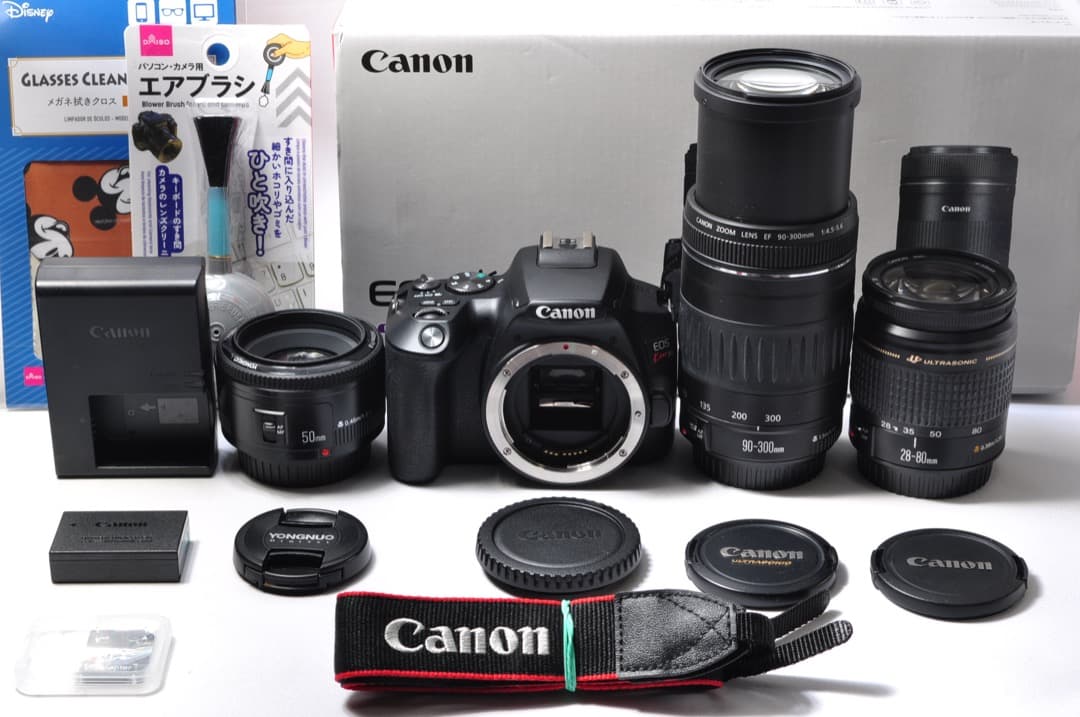 ❤️極美品❤️Canon Kiss X10 単焦点&標準&超望遠トリプルレンズセット