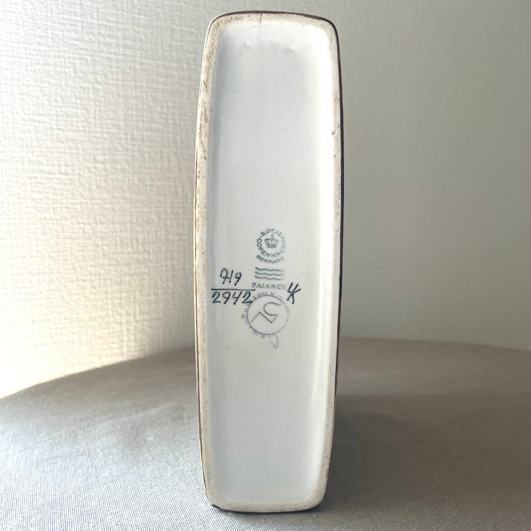 ロイヤルコペンハーゲンBACA フラワーベース 花瓶 鳥柄 北欧インテリア