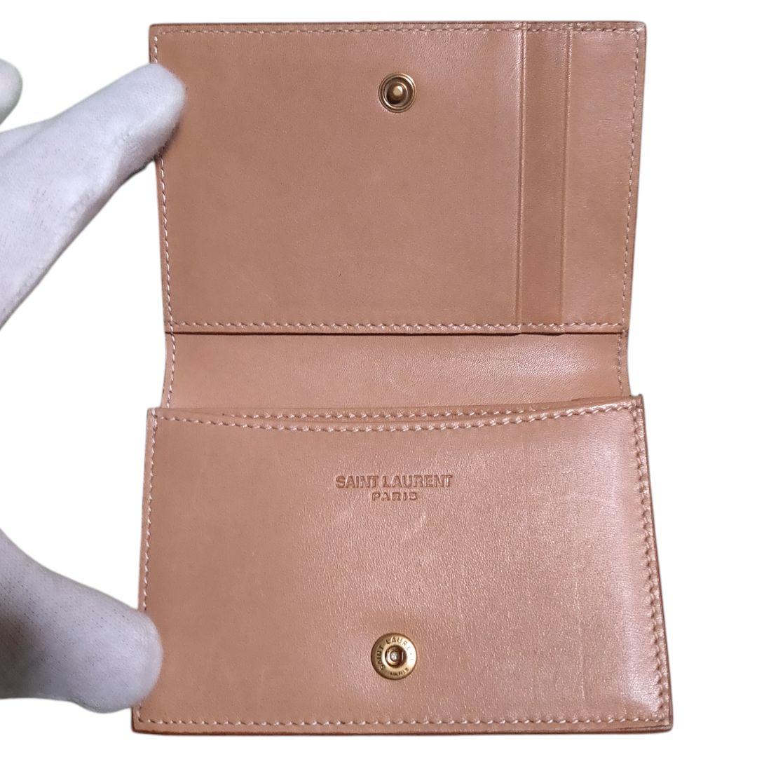 未使用 サンローラン イヴサン カード ケース 名刺入れ ケース 箱 袋 付き