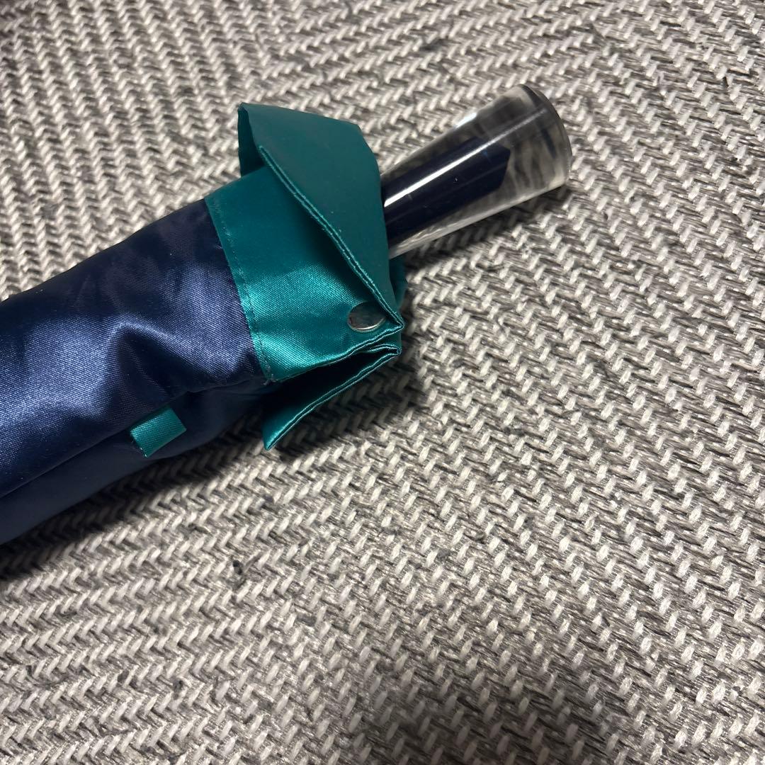 【雨傘】ハンウェイ⭐︎折りたたみ傘　カラー：紺（美品）
