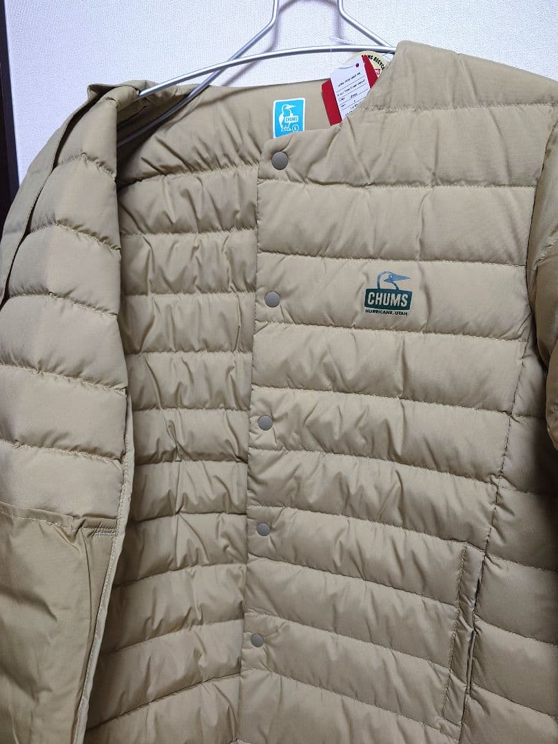 【新品未使用】チャムス　ダウンジャケット　CHUMS