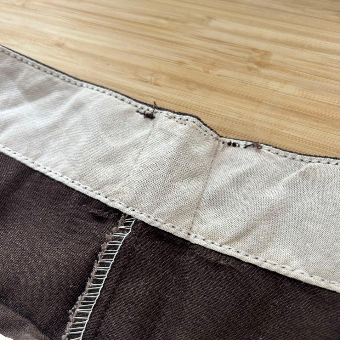 90s USA製 Dickies 874 ワークパンツ ダークブラウン 40程度