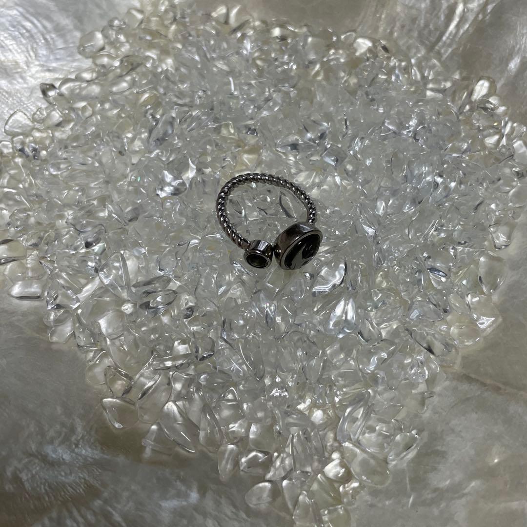 【隕石】パラサイト・モルダバイトリング