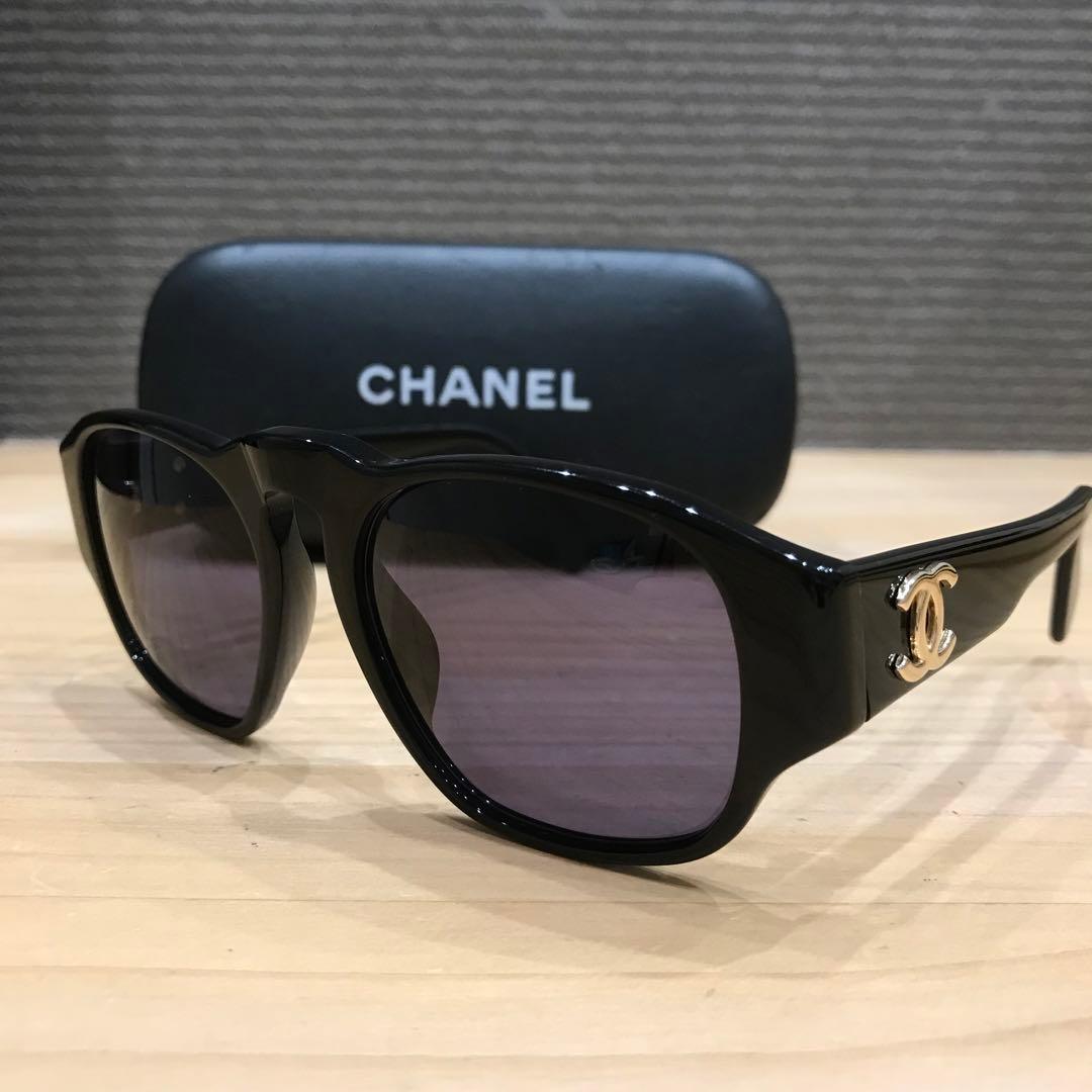 美品 CHANEL サングラス ココマーク 度なし 01452 94305