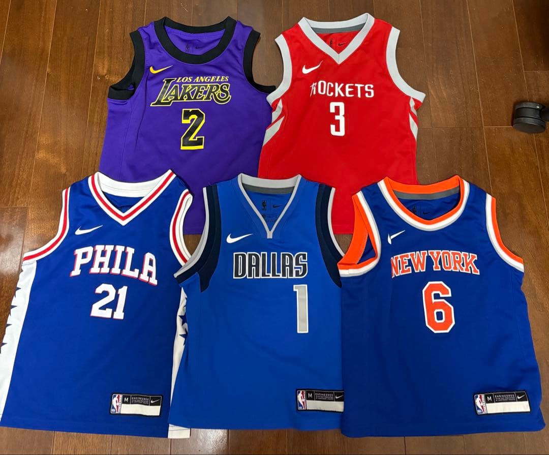 NIKE NBAジャージ 5枚セット リトルキッズ プレスクール M 110cm