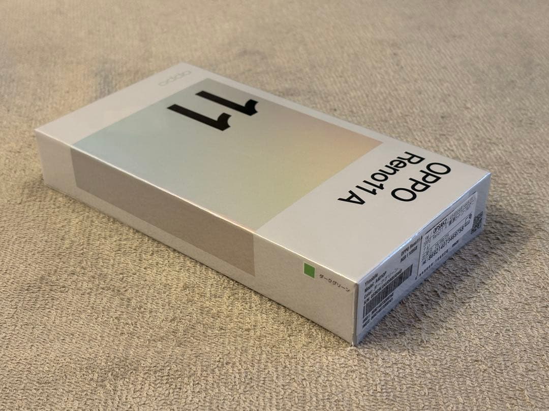 OPPO Reno11 A ダークグリーン　　　新品・未開封品