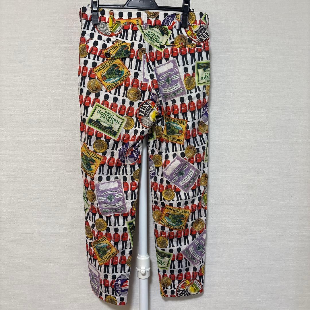 コムデギャルソンオムプリュス カラフルプリント スラックス ゴルフ