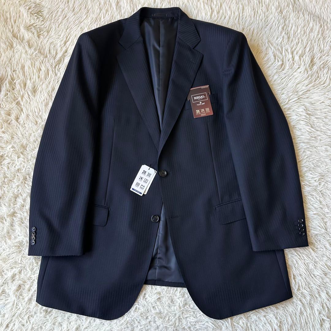新品未使用　スーツ　ツーパンツ　大きいサイズ　E10　リーガル　195-0　黒