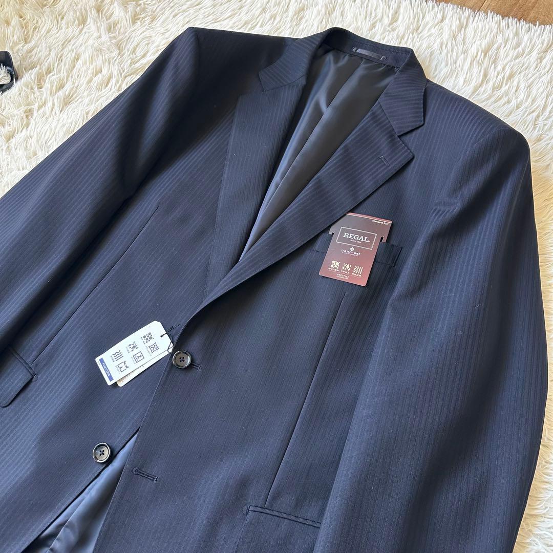 新品未使用　スーツ　ツーパンツ　大きいサイズ　E10　リーガル　195-0　黒