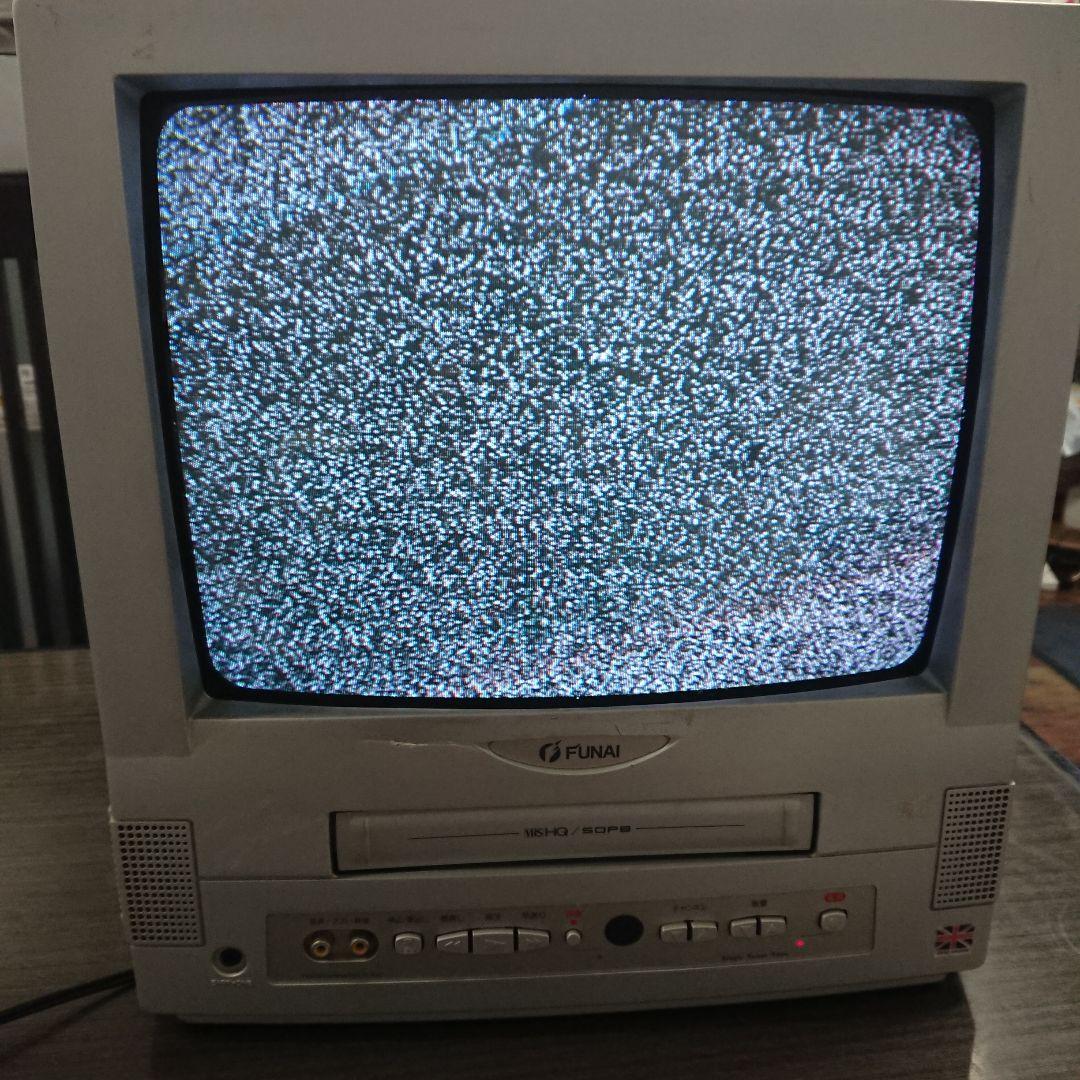FUNAIフナイブラウン管テレビ14型ブラウン管テレビビデオ 動作品テレビビデオ