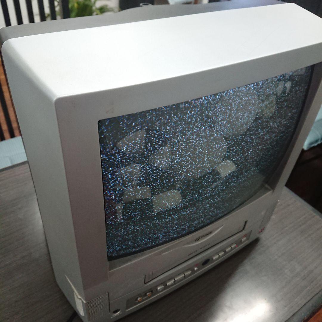 FUNAIフナイブラウン管テレビ14型ブラウン管テレビビデオ 動作品テレビビデオ