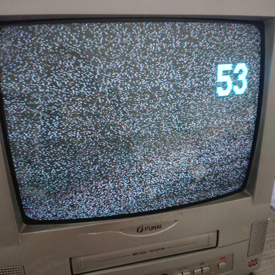 FUNAIフナイブラウン管テレビ14型ブラウン管テレビビデオ 動作品テレビビデオ