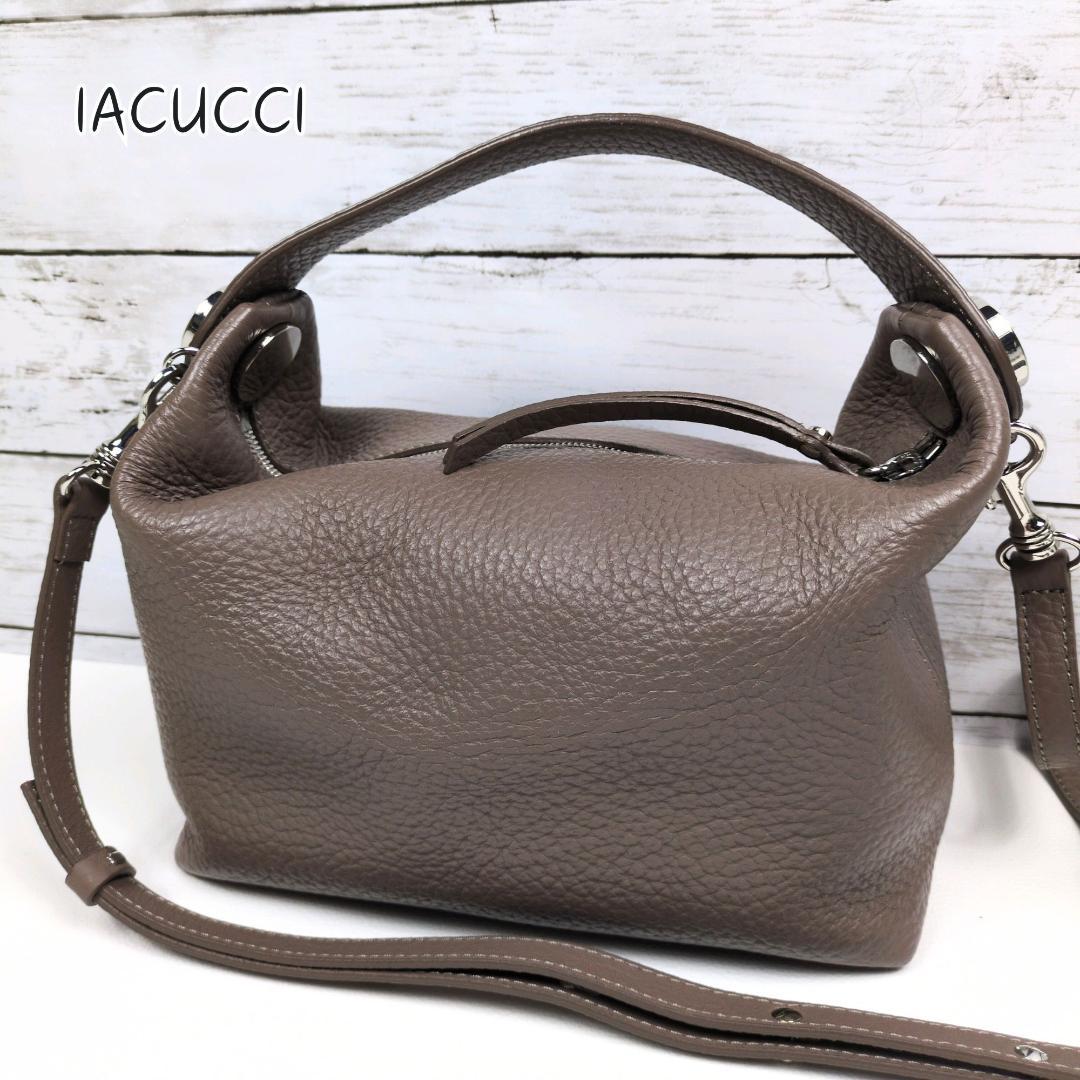 イアクッチ アンコラ ショルダーバッグ ハンドバッグ 2way シボ シュリンク