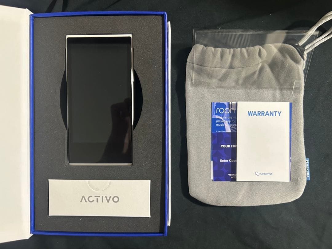 ACTIVO P1 ポータブルプレーヤー イヤホンなどのおまけ付き