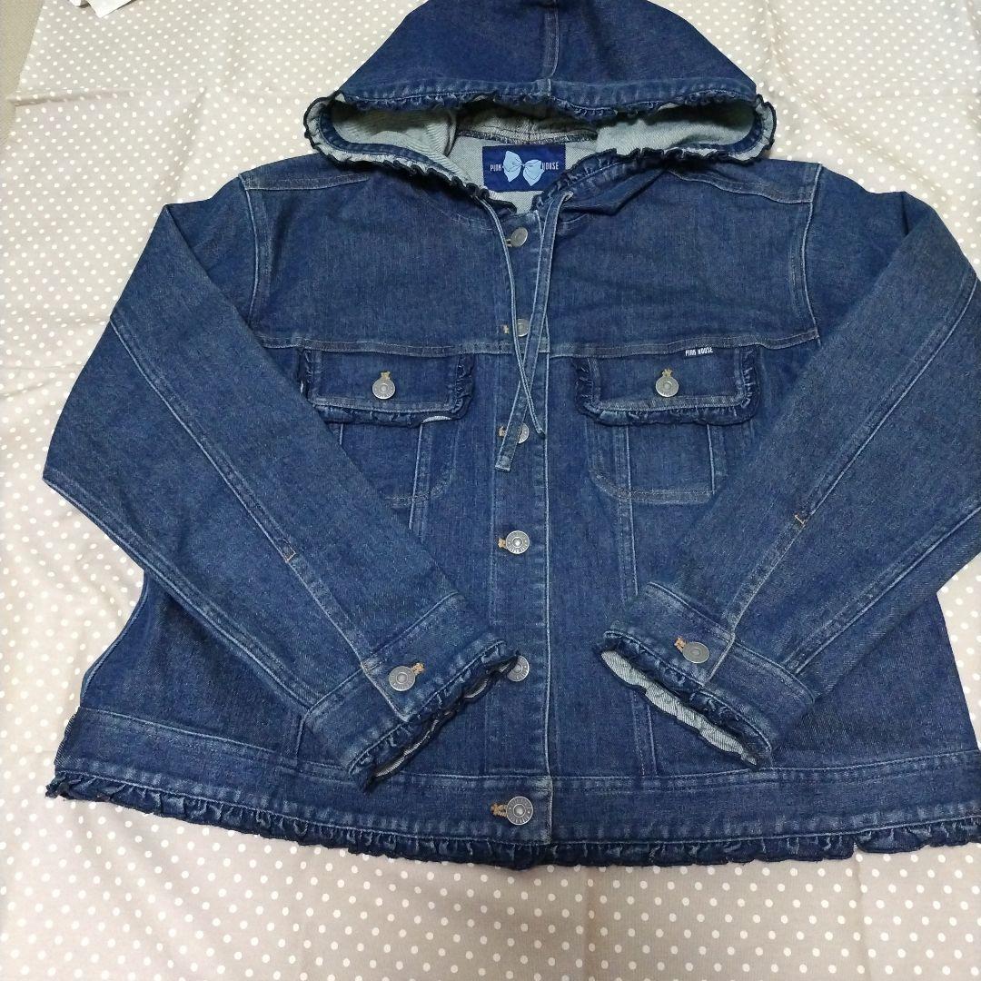 ピンクハウス　デニムジャケット　2022年 インディゴブルー