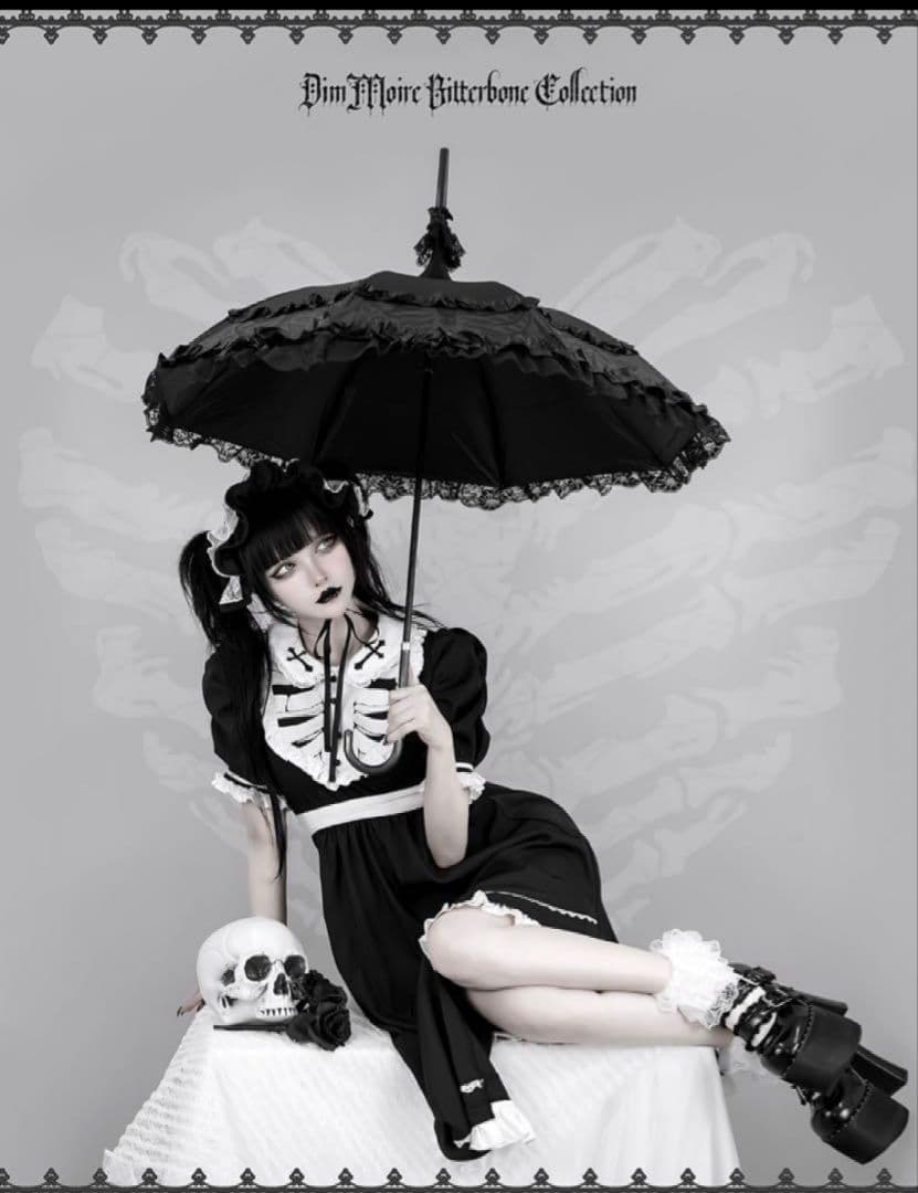 DimMoire❤︎ゴシック日傘 新品未使用 ブラック