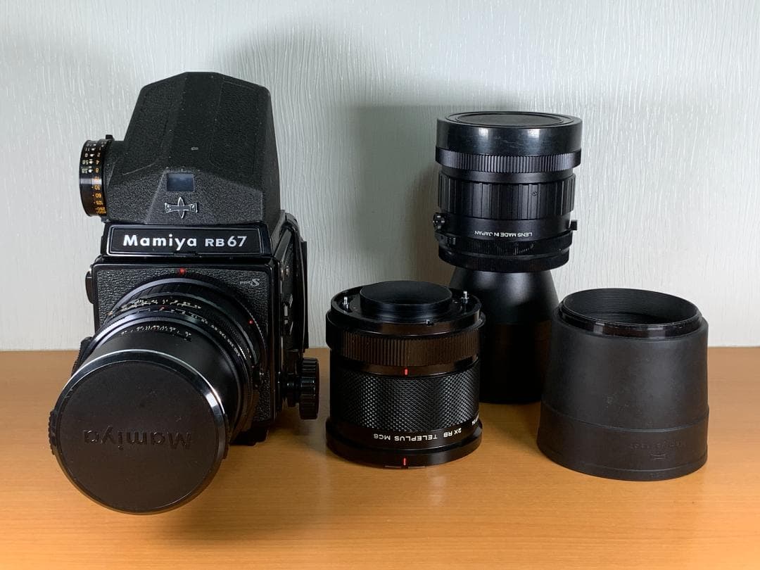 Mamiya RB67 Pro S 中判 250mm・360mmレンズ テレコン