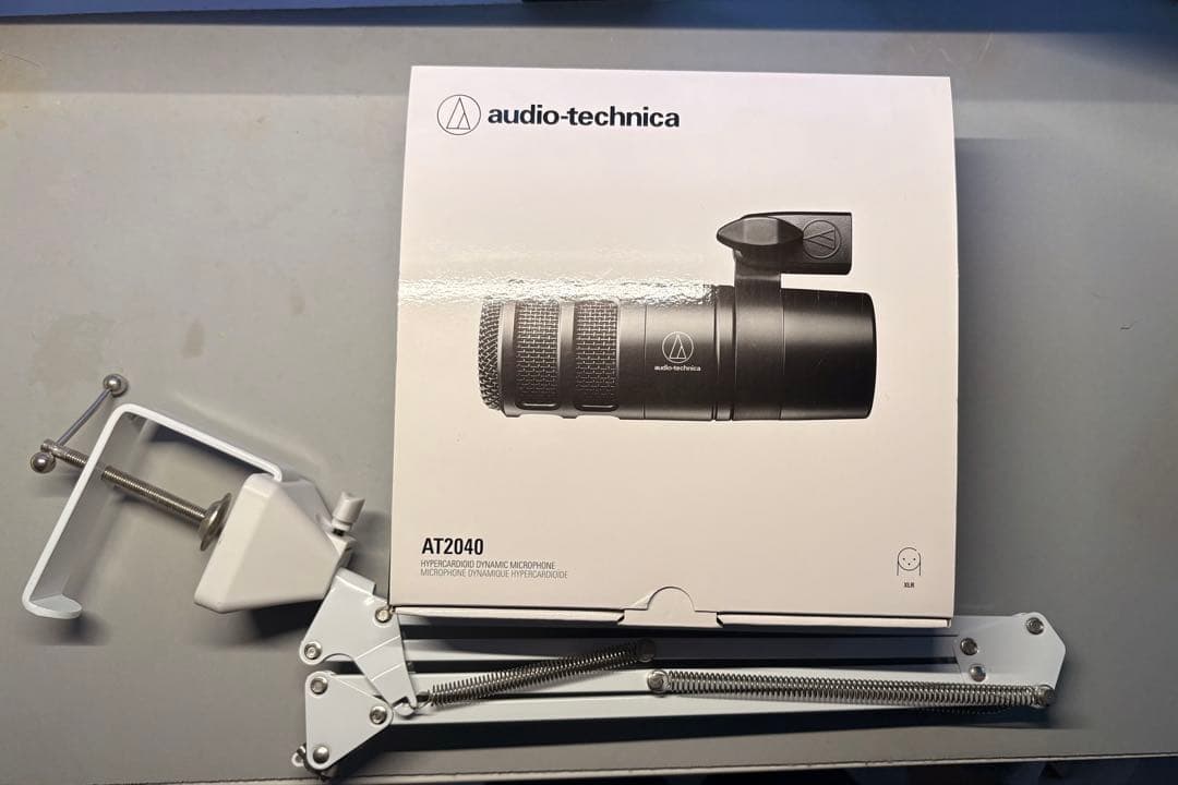 audio-technica at2040 XLR ダイナミックマイク おまけ付