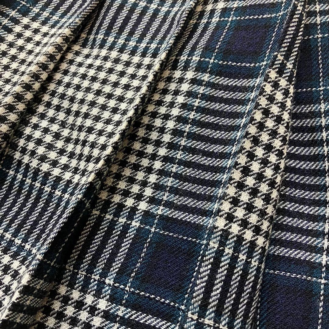 美品 ヴィヴィアンウエストウッド アシメ プリーツスカート チェック サイズ1