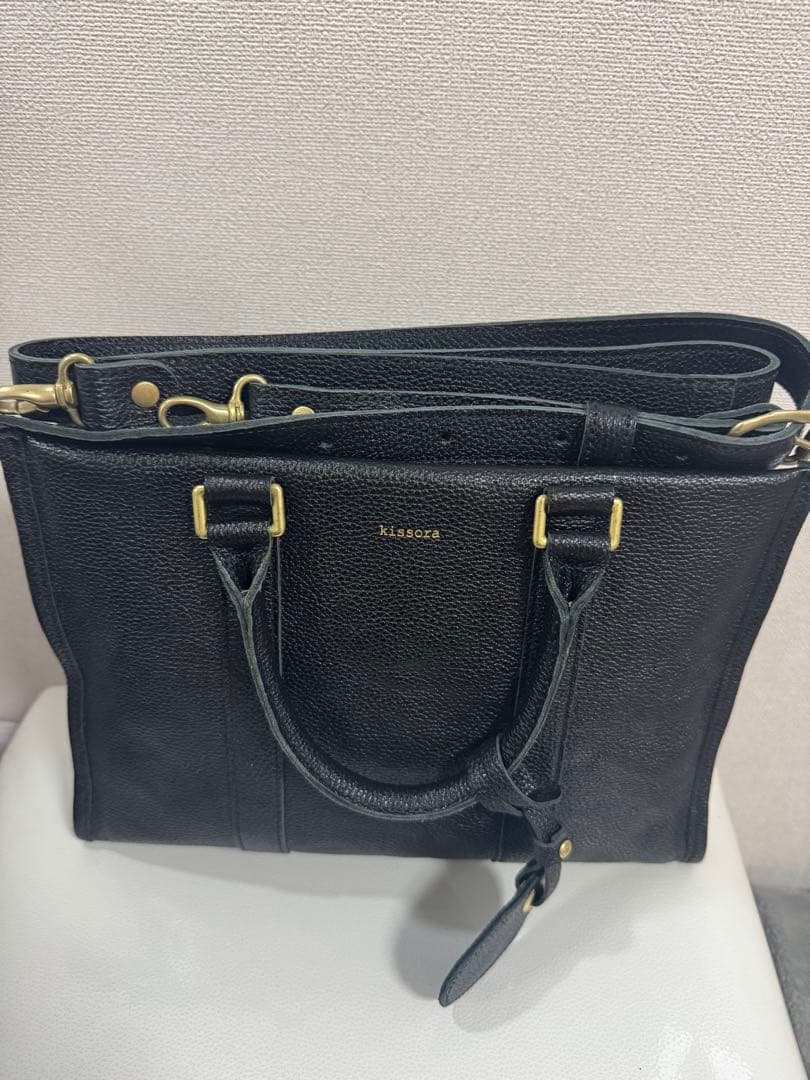 【週末限定値下げ！！】Kissora ブラック 2way バッグ