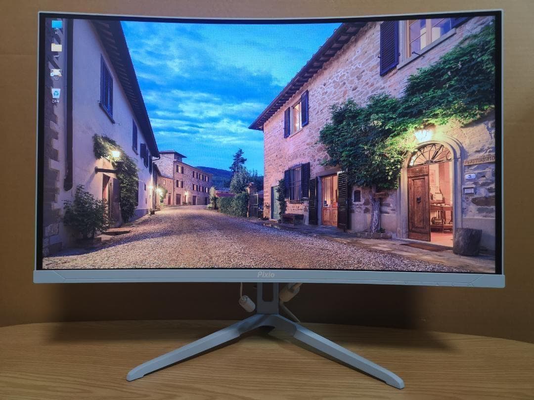 PXC248 Wave 湾曲ゲーミングモニター 23.8型 200Hz 美品